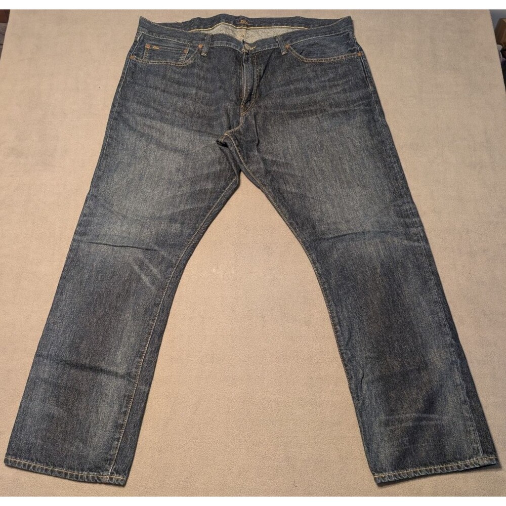 Polo Ralph Lauren Hampton Jeans Men's 40x32 Relaxed Straight Blue Denim